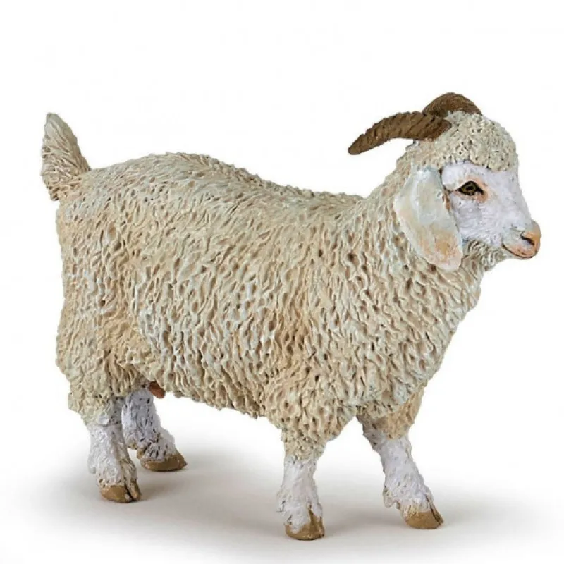 Papo Chèvre angora, figurine 51170< Figurines Papo | Ferme En Bois, Centre Équestre Et Zoo