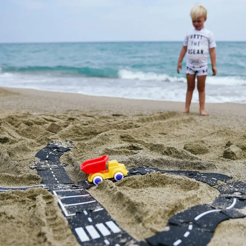 Waytoplay Toys Circuit de route flexible Waytoplay, coffret routes nationales 16 pcs< Circuits De Routes Waytoplay | Jouets Garage, Voitures