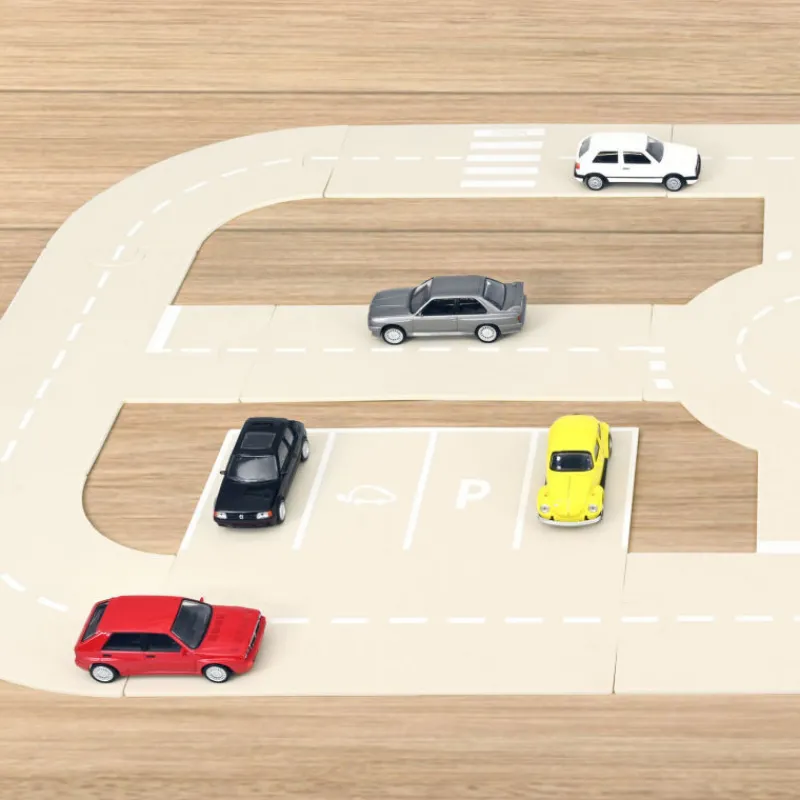 NOREV Circuit de ville , coffret de routes 15 pcs< Jouets Garage, Voitures