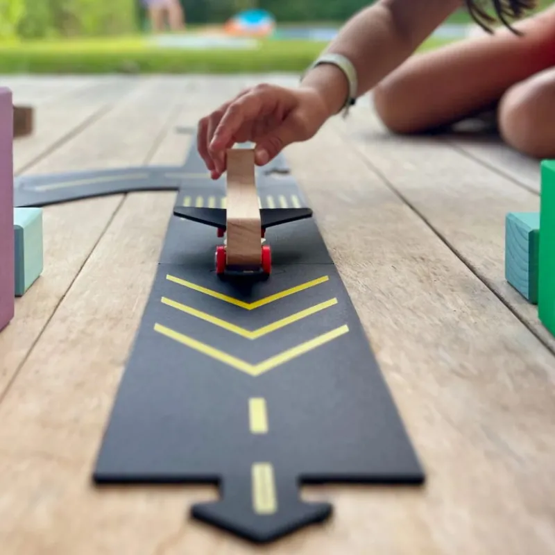 Waytoplay Toys Circuit piste aéroport Waytoplay< Circuits De Routes Waytoplay | Jouets Garage, Voitures