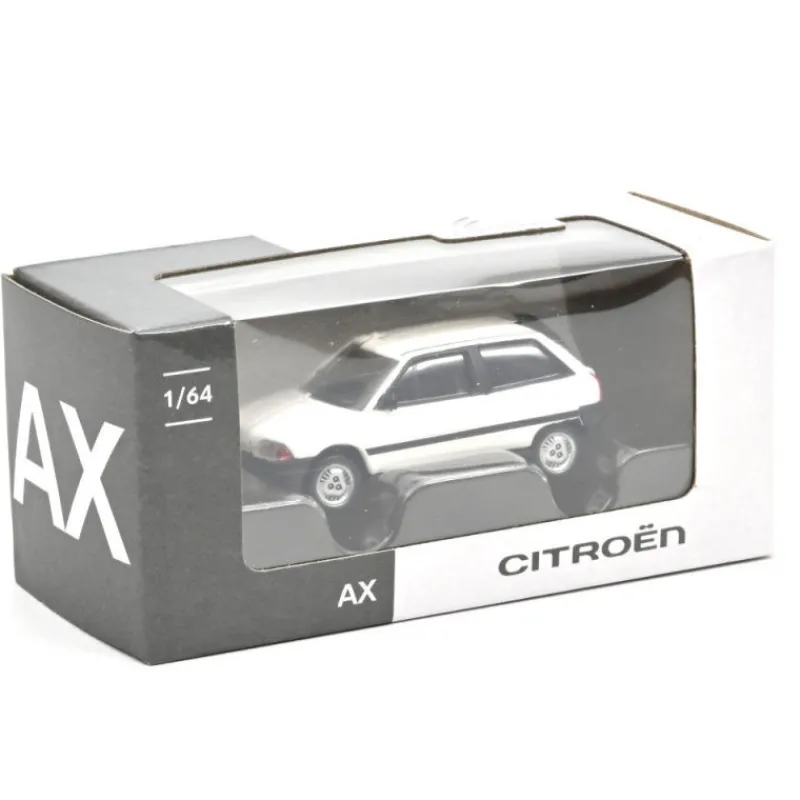 NOREV Citroën AX blanche 3 portes 1986, jouet voiture 1/64< Jouets Garage, Voitures