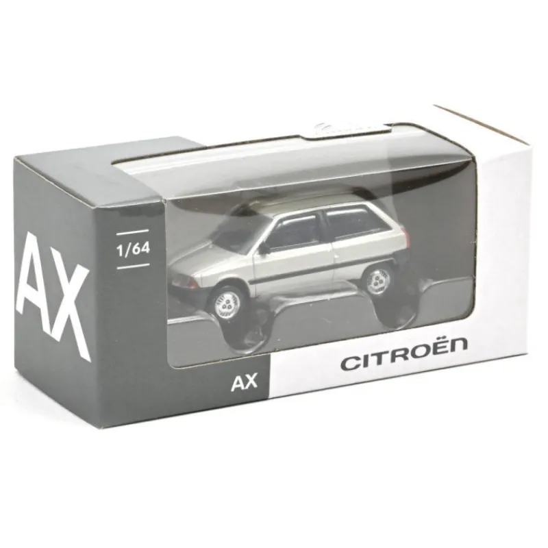 NOREV Citroën AX grise 3 portes 1986, jouet voiture 1/64< Jouets Garage, Voitures