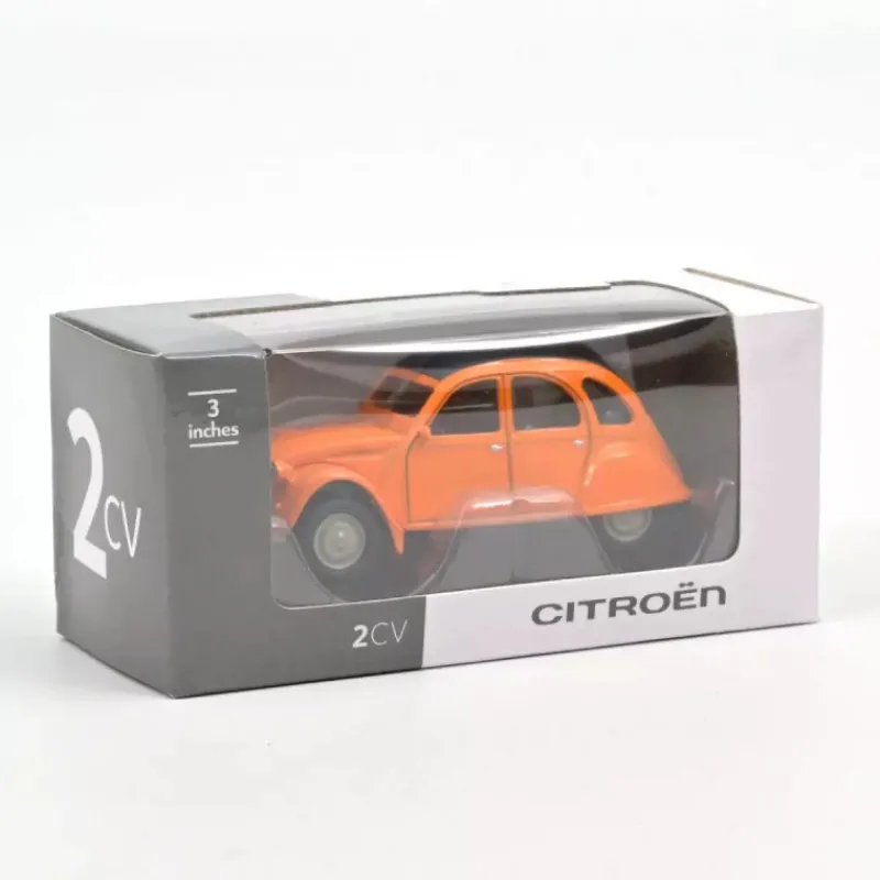 NOREV Citroën 2CV 1979 - Orange Mandarine 1/54 - origines< Jouets Garage, Voitures