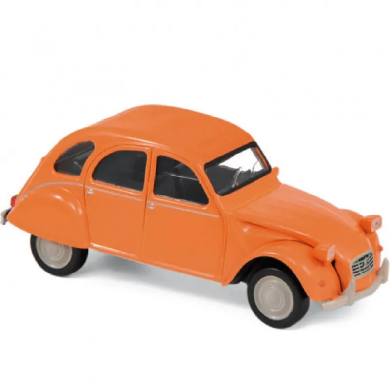 NOREV Citroën 2CV 6 club 1979 orange 1-43ème< Jouets Garage, Voitures