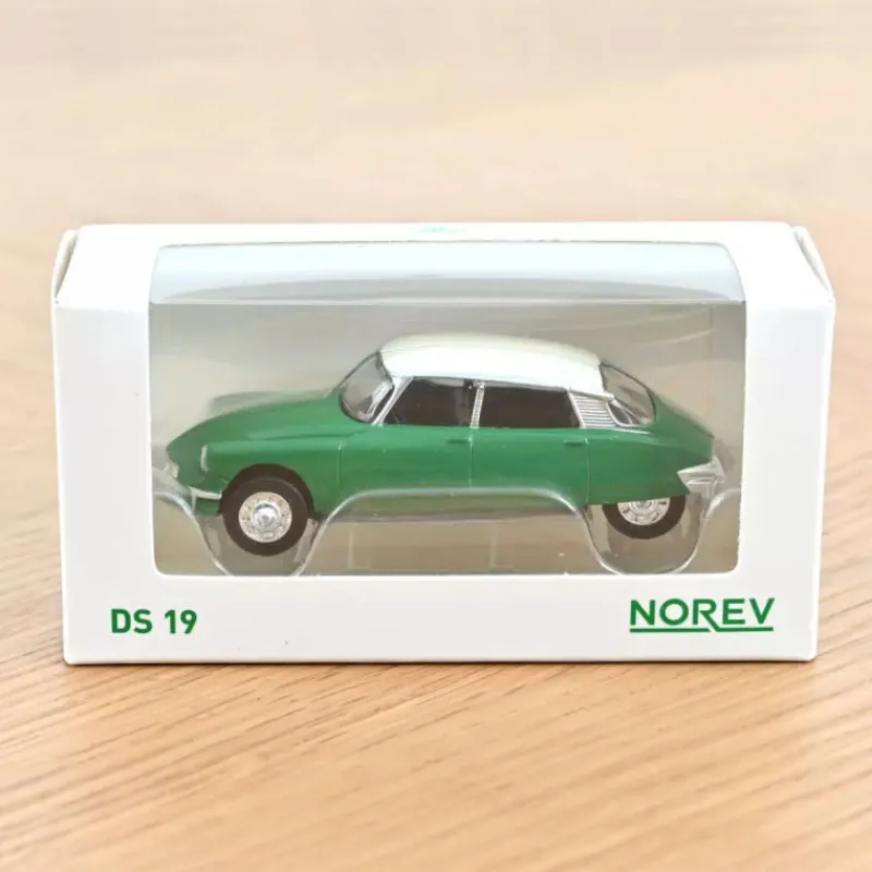 NOREV Citroën DS 19 1958 Verte avec toit blanc classic - 1/58< Jouets Garage, Voitures