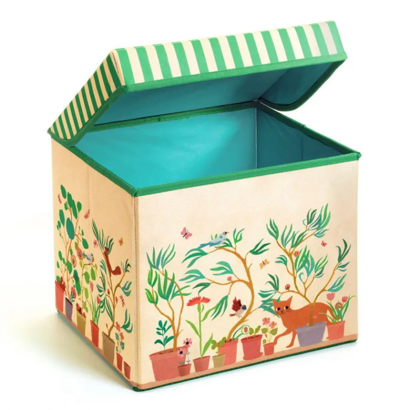 Djeco Coffre à jouets siège pour enfant "Jardin" 4483<Enfant Little Big Room By Djeco | Décoration Enfants