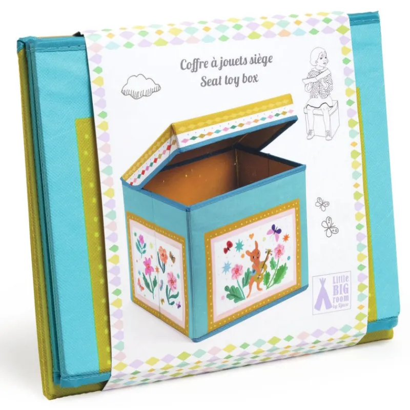 Djeco Coffre à jouets siège pour enfant "Roulotte" 4488<Enfant Little Big Room By Djeco | Décoration Enfants