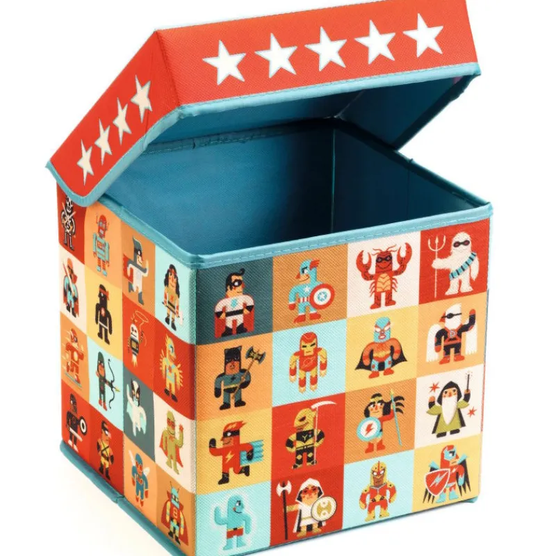 Djeco Coffre à jouets siège pour enfant "Stars" 4489<Enfant Little Big Room By Djeco | Décoration Enfants