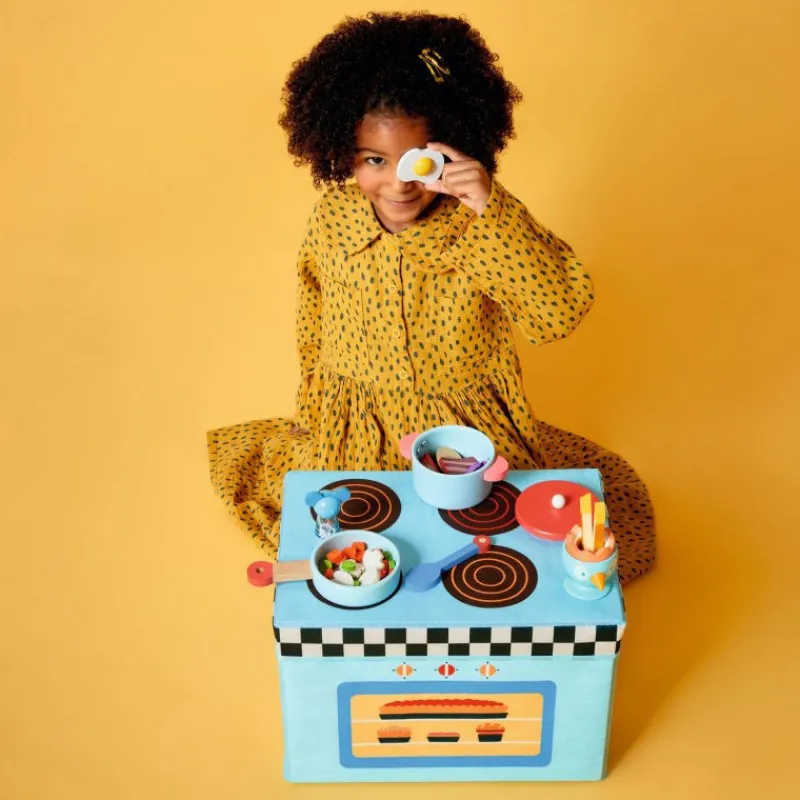 Djeco Coffre de rangement pour enfant "Cuisinière" 4486<Enfant Little Big Room By Djeco | Décoration Enfants