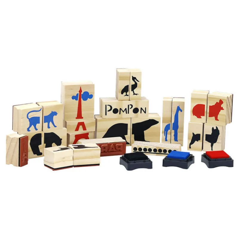 VILAC Coffret de tampons de l'artiste sculpteur Pompon 9105< Tampons