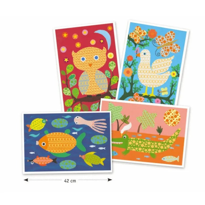 Djeco Coffret masking tape et peinture "Oh, c'est magique !" 9879< Dessin, Peinture, Coloriage
