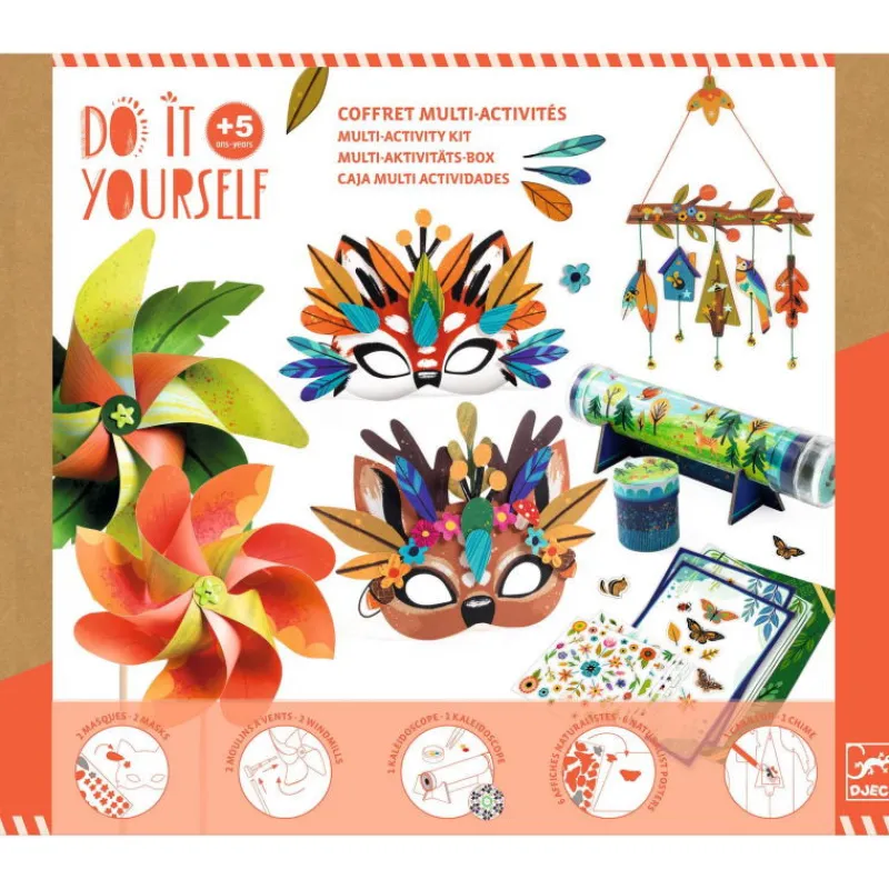 Djeco Coffret multi-activités pour enfant "Nature" DIY 7933<Enfant Bricolage Enfant