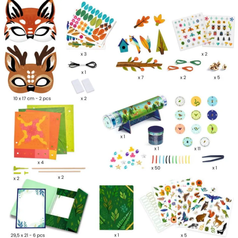 Djeco Coffret multi-activités pour enfant "Nature" DIY 7933<Enfant Bricolage Enfant