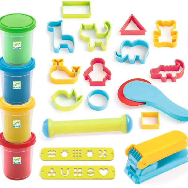 Djeco Coffret pâte à modeler 9755< Pâte À Modeler