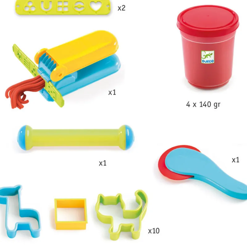 Djeco Coffret pâte à modeler 9755< Pâte À Modeler