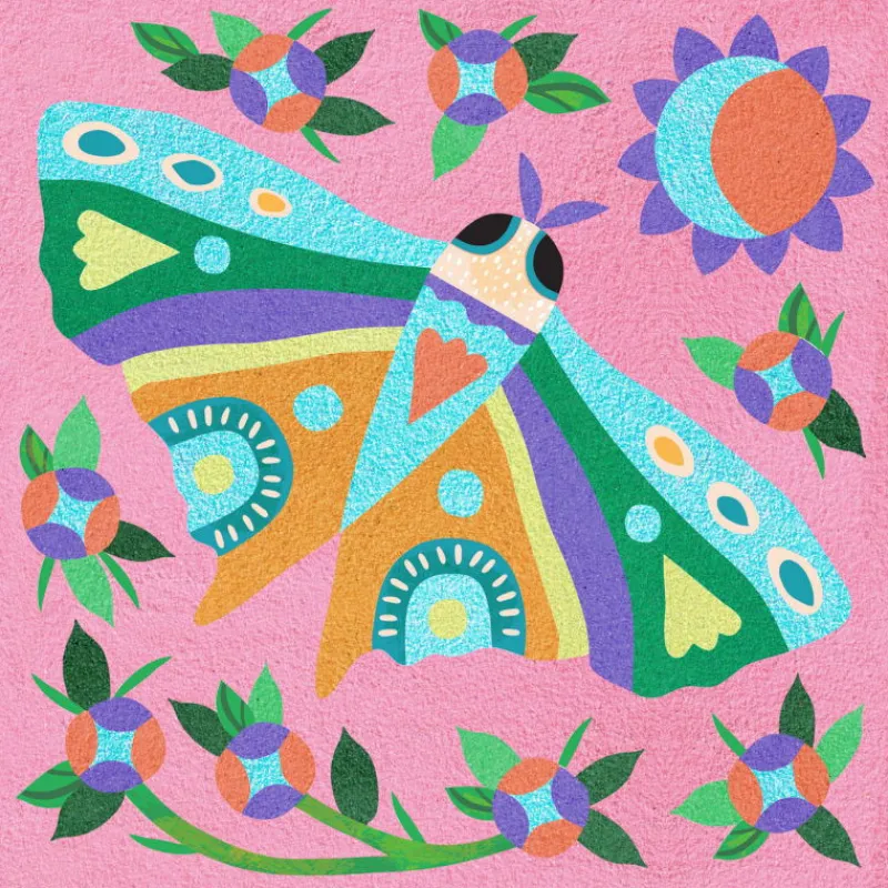 Djeco Coffret Sables colorés "Garden lights" 8680< Sables Colorés, Paillettes