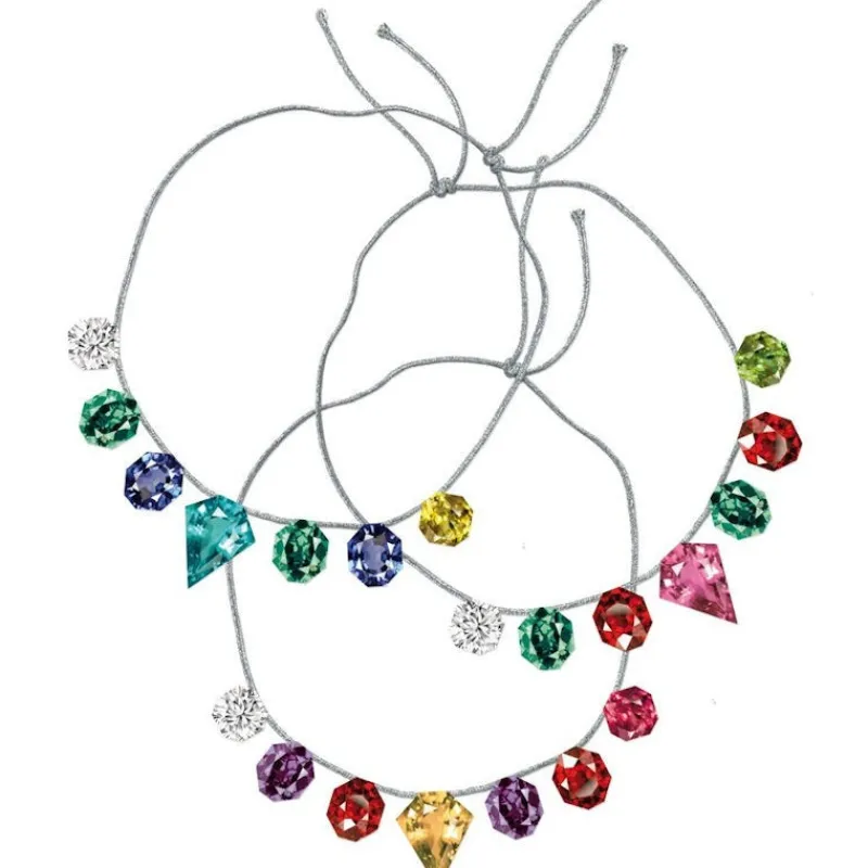 PIROUETTE CACAHOUETE 3 colliers précieux à confectionner Pirouette Cacahouète<Enfant Jeux Pirouette Cacahouète | Jeux Et Loisirs Créatifs Fabriqués En France