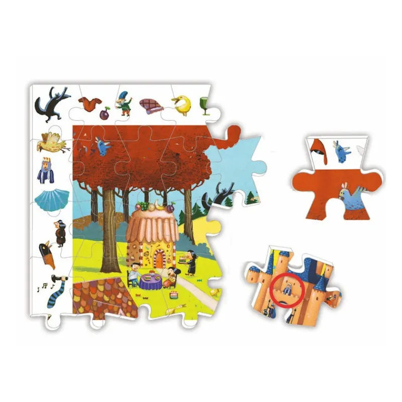 Djeco Contes, puzzle observation 54 pcs 7561<Enfant Puzzles Et Jeux Djeco | Puzzle Djeco
