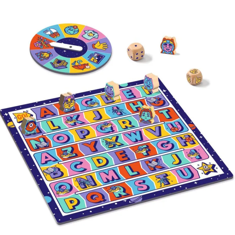 Djeco Cool School "ABC Rapido", jeu de vocabulaire 8583< Jeux De Société