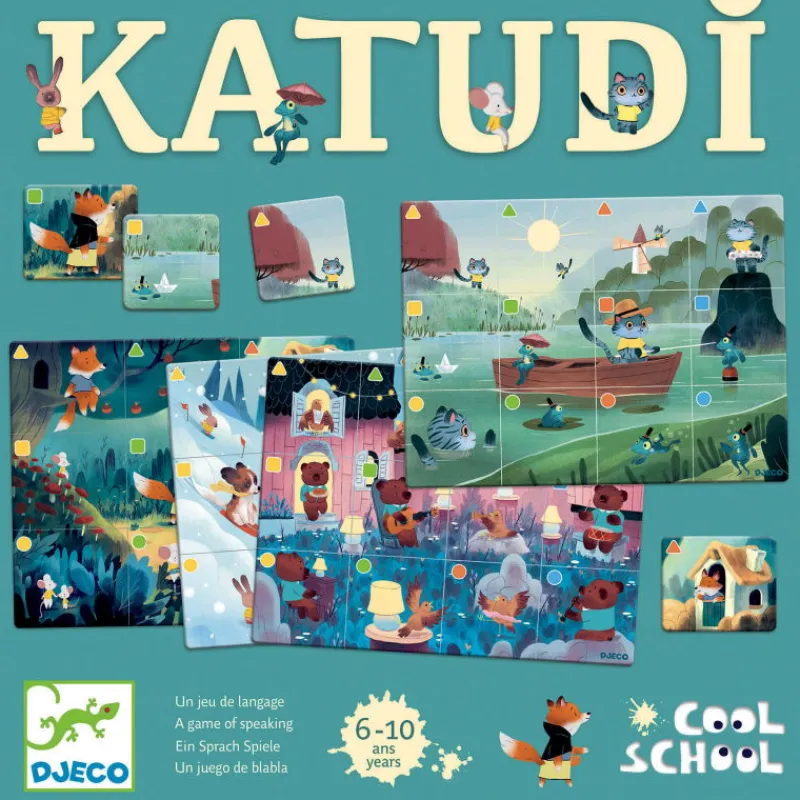 Djeco Cool School "Katudi", jeu de langage et d'observation 8535< Jeux De Société