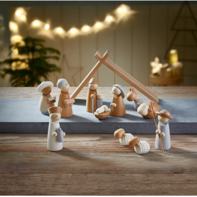 HABA Crèche de Noël en bois 304685<Enfant Décoration Enfants