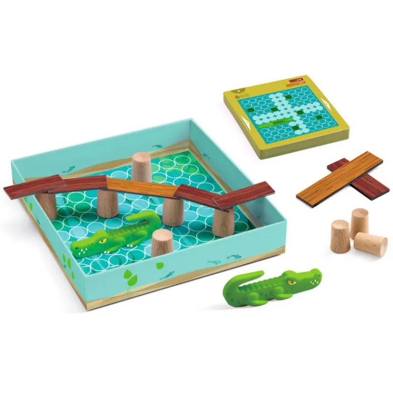 Djeco CROCO BRIDGE - Jeu Sologic de 0816< Jeux De Société