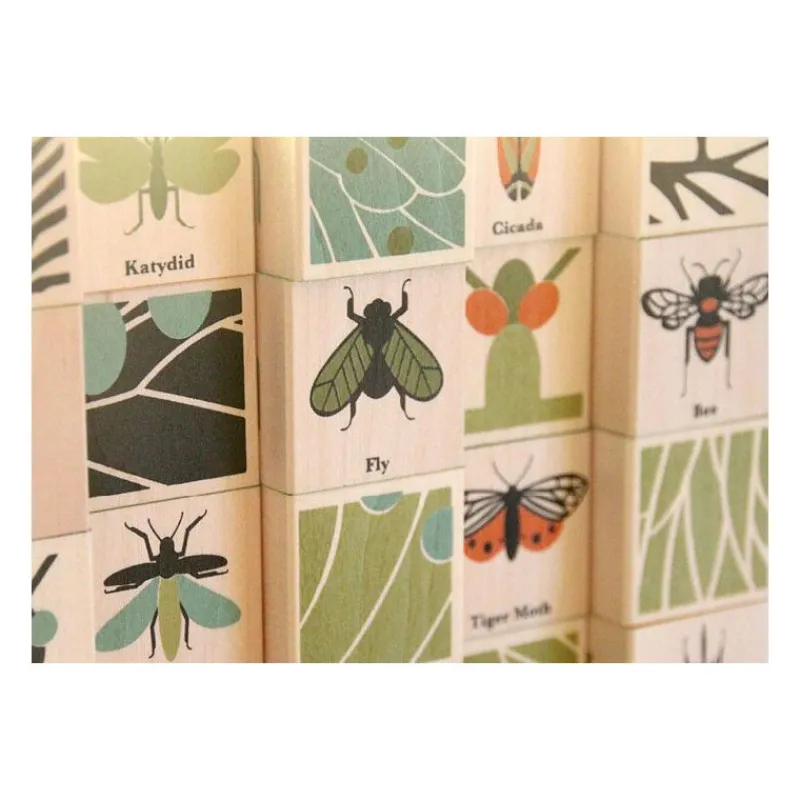 Uncle Goose Cubes 'insectes'< Jouets Cubes En Bois
