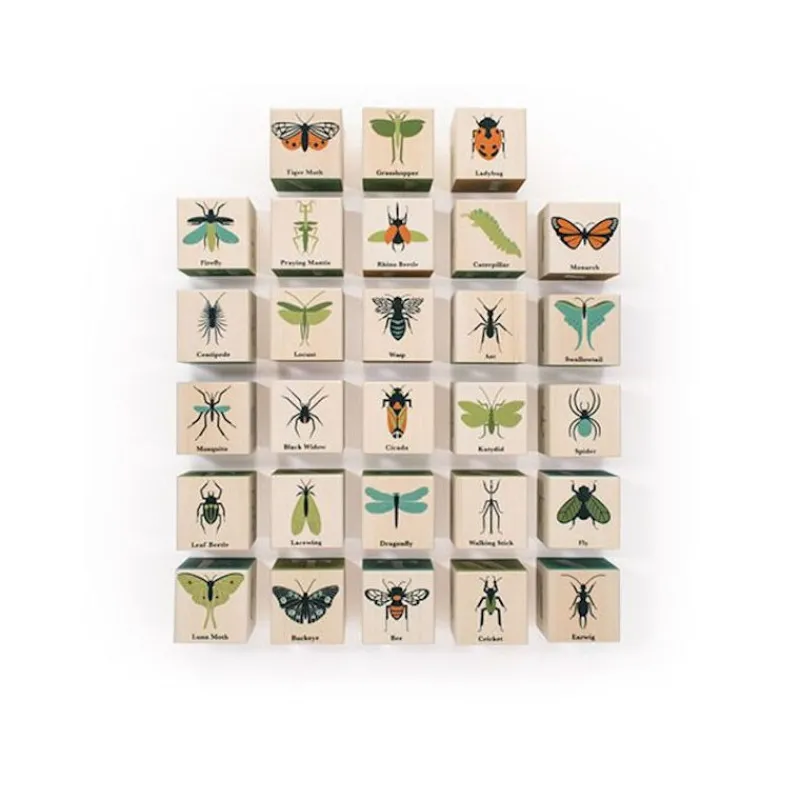 Uncle Goose Cubes 'insectes'< Jouets Cubes En Bois