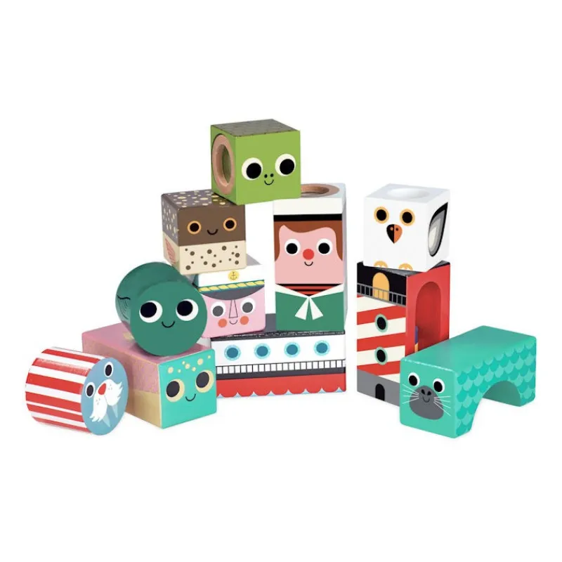 VILAC Cubes sonores de la Mer, 7718< Jouets Cubes En Bois