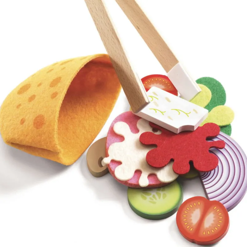 Djeco Cyrus & Léna, jouer à préparer des pitas 5500< Jouets Cuisine, Dînette