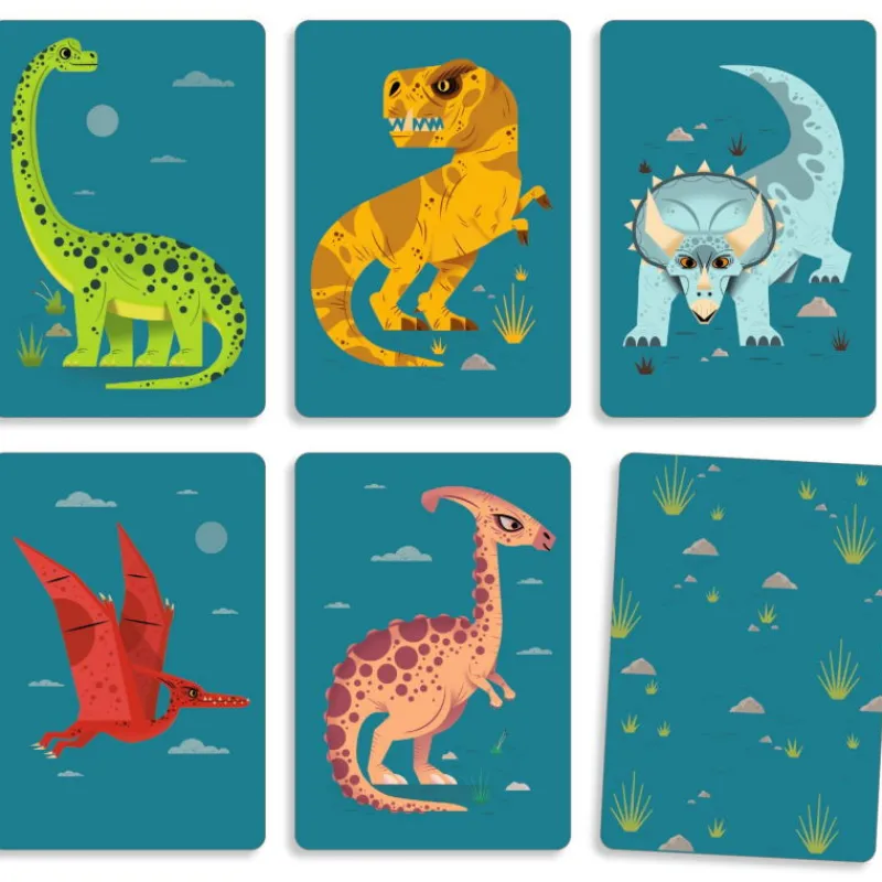 Djeco Dino Draft, jeu de cartes 5093< Jeux De Société