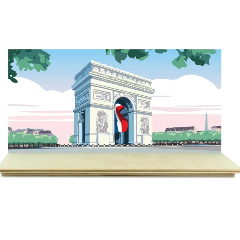 Bernard & Eddy Diorama arc de triomphe_ Bernard et Eddy< Déco Design | Jouets Garage, Voitures