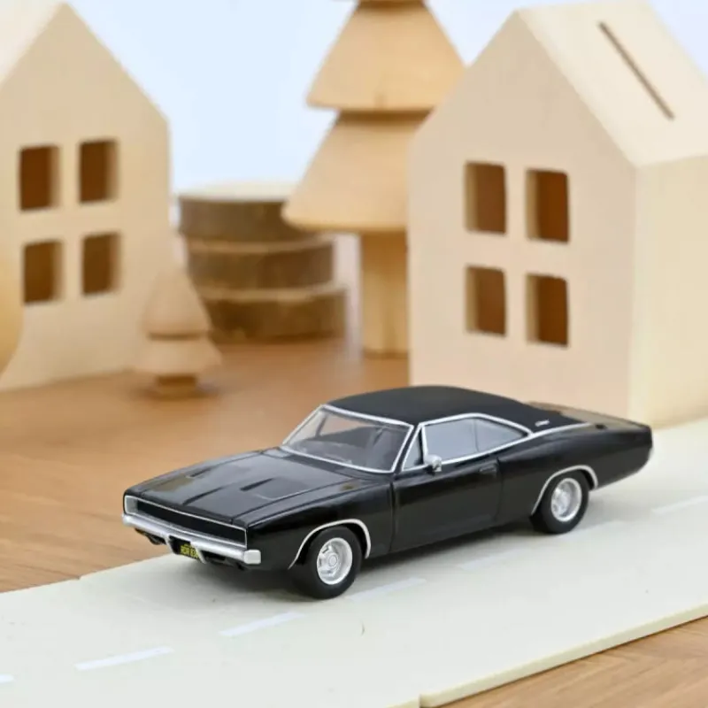 NOREV Dodge Charger 1968 Noir - Voiture 1/43< Jouets Garage, Voitures
