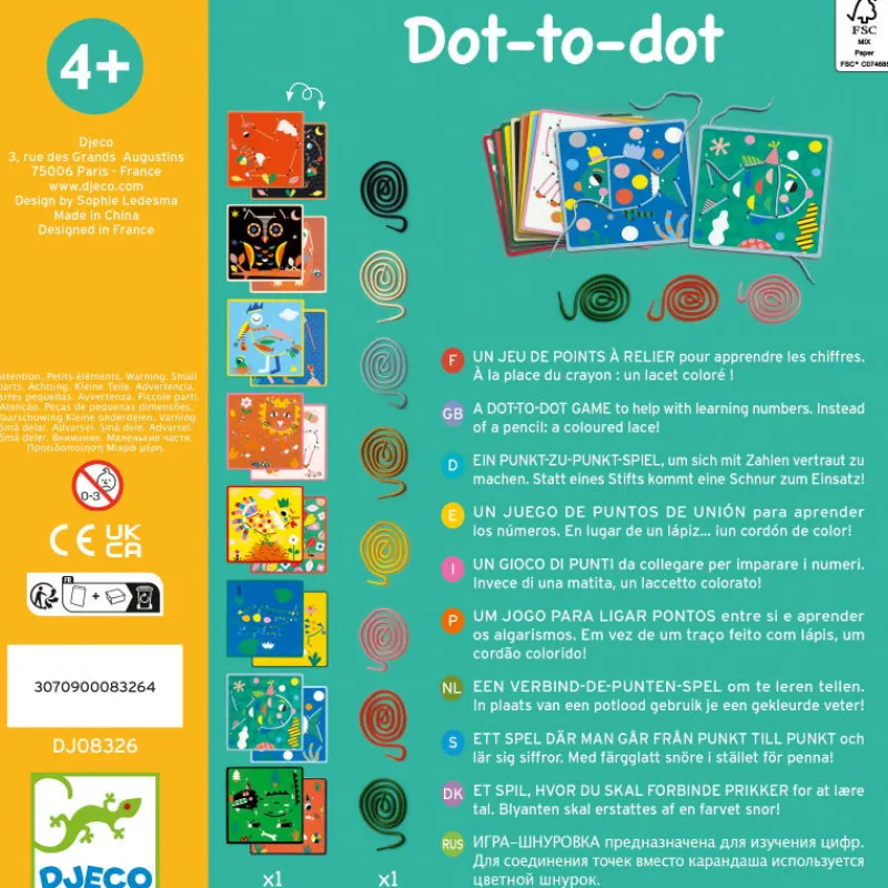 Djeco Dot-to-dot, jeu de laçage 8326<Enfant Bricolage Enfant | Jeux De Société