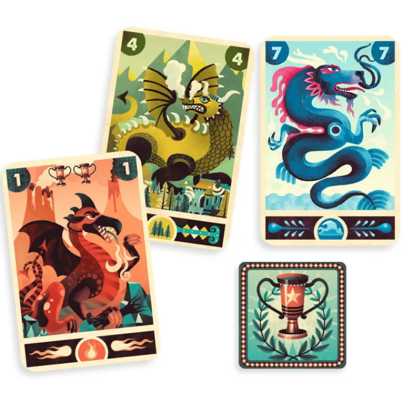 Djeco DRAGON DECK jeu de cartes 5081< Jeux De Société