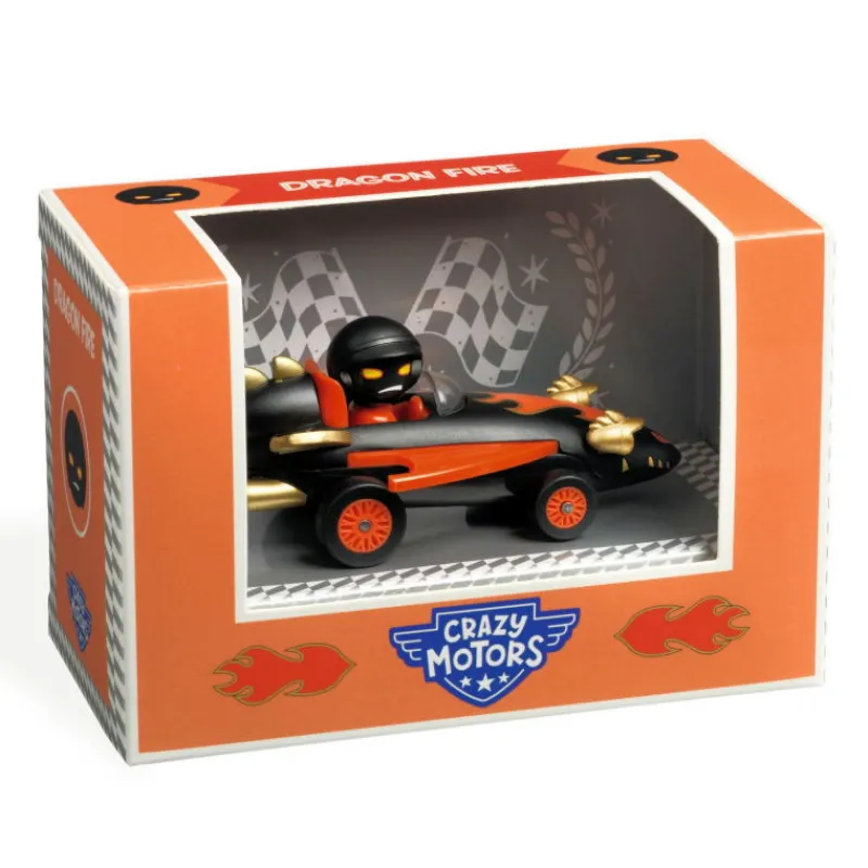 Djeco Dragon Fire Voiture Crazy Motors 5486< Jouets Garage, Voitures