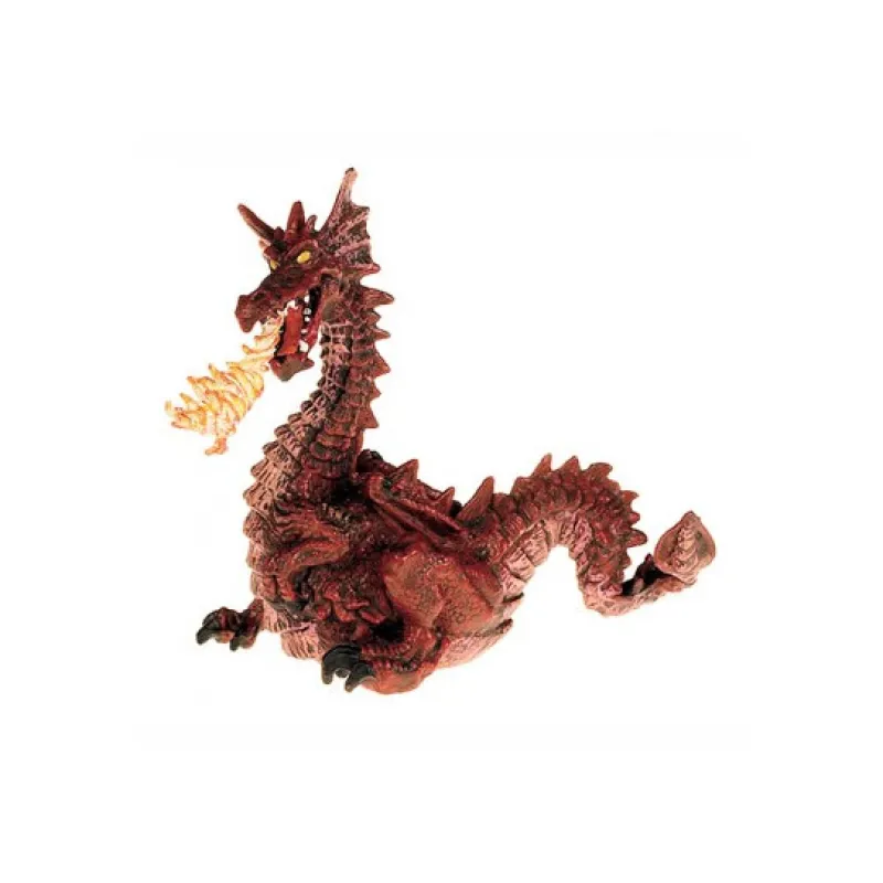 Papo Dragon rouge avec flamme, figurine 39016< Figurines Papo | Château Fort En Bois