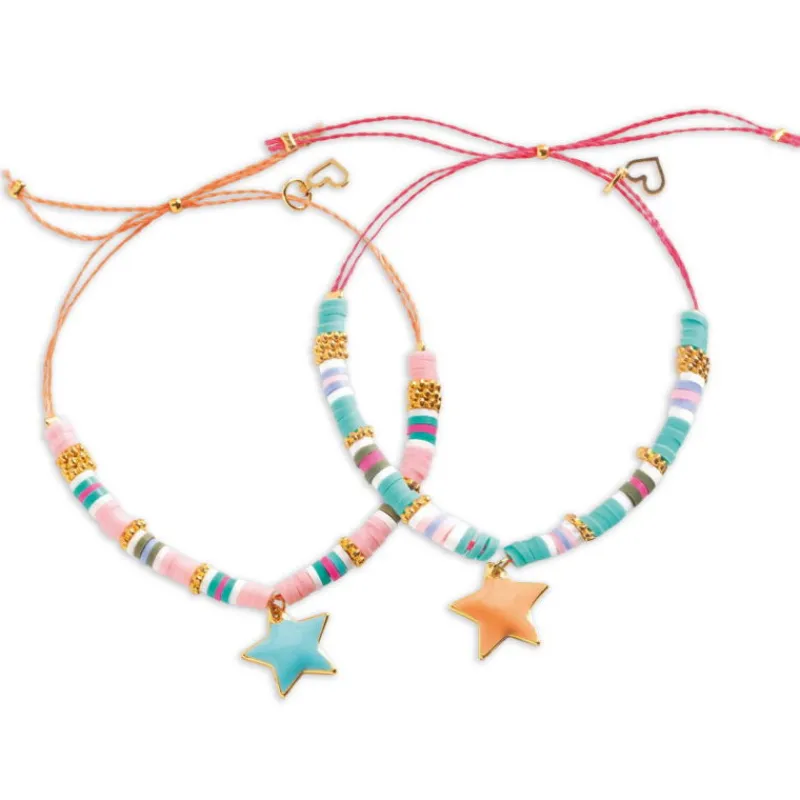 Djeco Duo de bracelets You & Me "Heishi Etoiles" 0021< Perles Et Bijoux