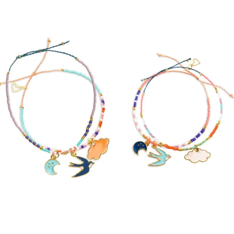 Djeco Duo de bracelets You & Me "Multirangs Cieux" 0016< Perles Et Bijoux