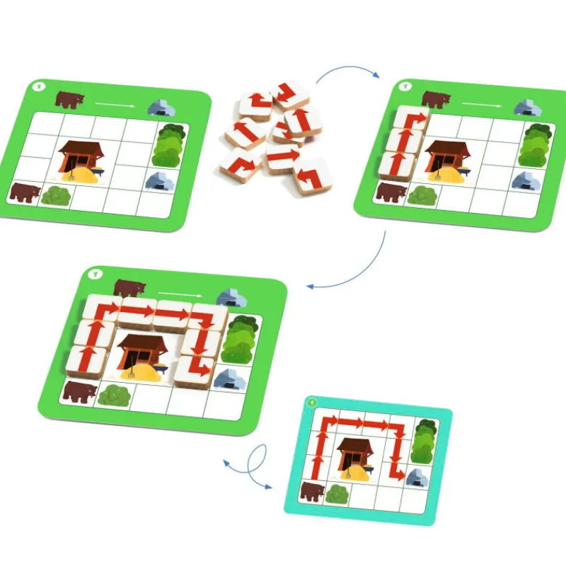 Djeco Eduludo Programmino 8343< Jeux De Société