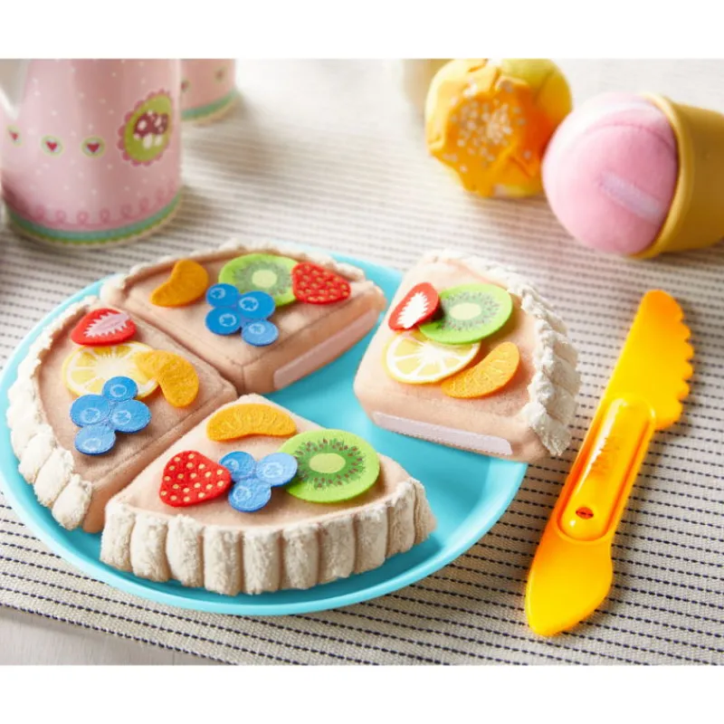 HABA Ensemble charlotte aux fruits, jouet dinette 306438< Jouets Cuisine, Dînette