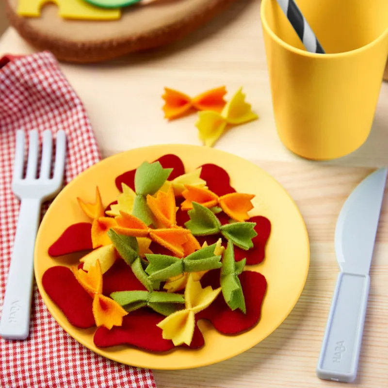 HABA Ensemble déjeuner pâtes, jouet dînette 305723< Jouets Cuisine, Dînette