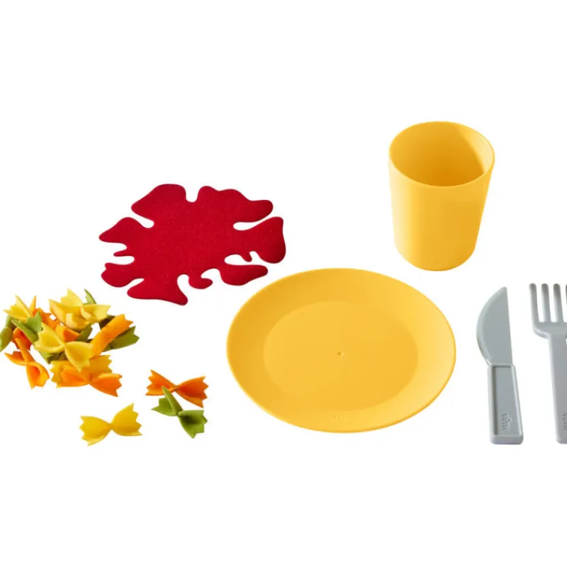 HABA Ensemble déjeuner pâtes, jouet dînette 305723< Jouets Cuisine, Dînette