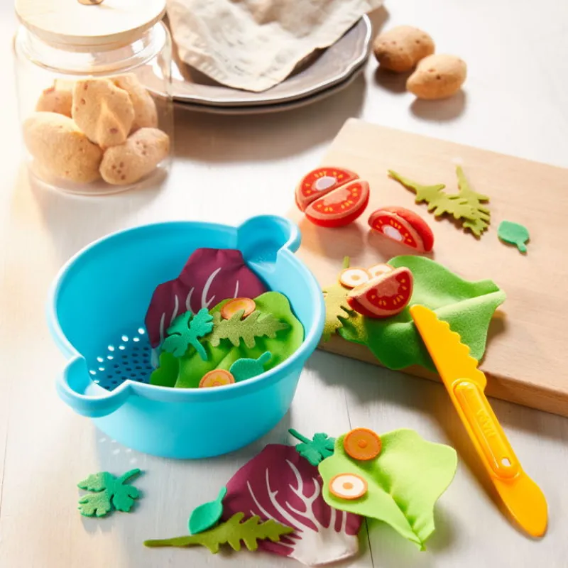 HABA Ensemble salade printanière, jouet dinette 306437< Jouets Cuisine, Dînette