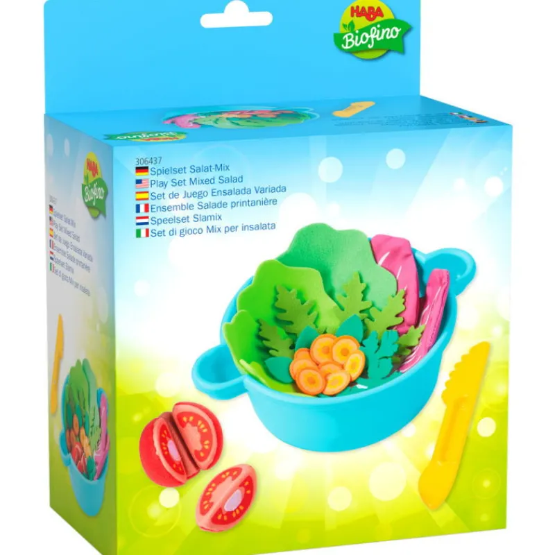 HABA Ensemble salade printanière, jouet dinette 306437< Jouets Cuisine, Dînette