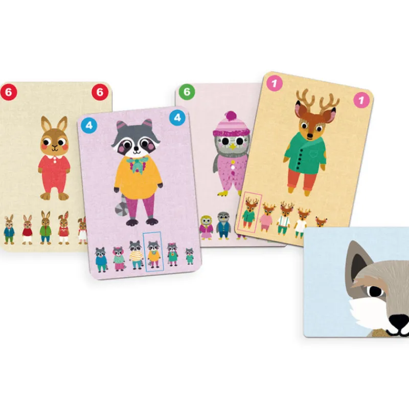 Djeco Familou, jeu de 7 familles coopératif 5103< Jeux De Société