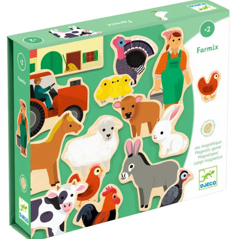 Djeco Farmix, jeu magnétique 3127< Jeux De Société