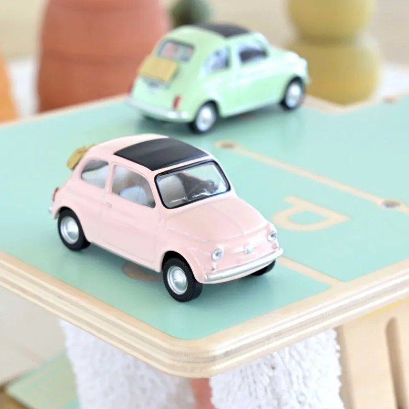 NOREV Fiat 500 1965 Rose Clair 1-43ème< Jouets Garage, Voitures