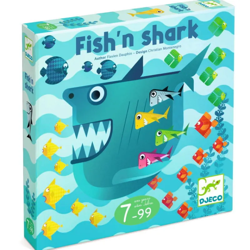 Djeco Fish'n shark, jeu de stratégie 0805< Jeux De Société