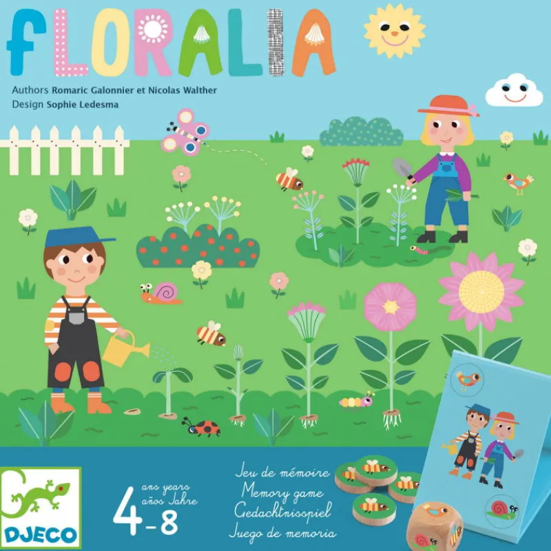 Djeco Floralia, jeu de mémoire 8573< Jeux De Société